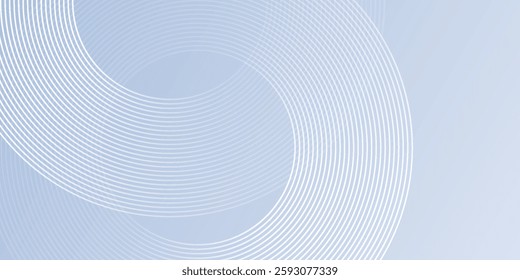 Modern blue modern background with circle elements. Digital technology abstract modern