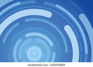 Modern blue background with circle technology