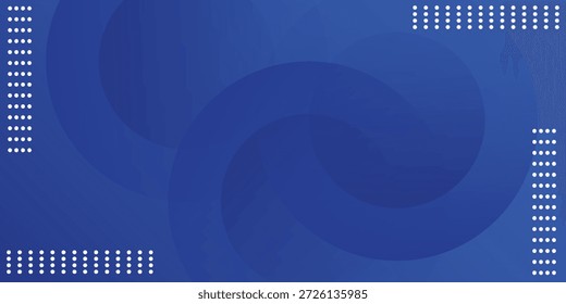 Fondo azul moderno con Formas circulares simple