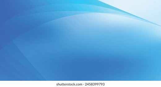 Modern blue background with dynamic curve. vektor illustration