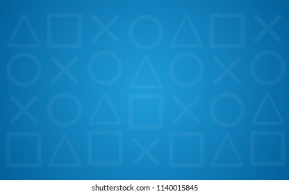 Modern Blue background. Game wallpaper concept. svg