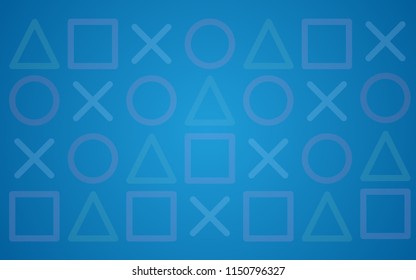 Modern Blue background. Game wallpaper concept. svg