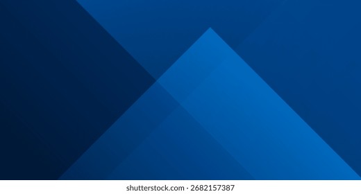 Fundo azul moderno. Fundo do triângulo geométrico. Modelo hexágono abstrato simples design