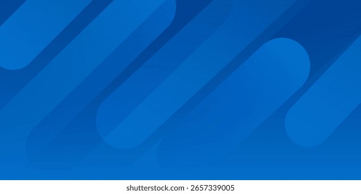 Moderner blauer Hintergrund mit leuchtenden geometrischen Linien. quadratische Form Design einfache Kunst