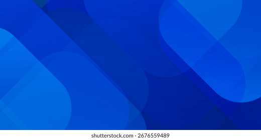 Modern blue background with glowing geometric lines. Modern blue gradient square shape design. Futuristic design abstract simple