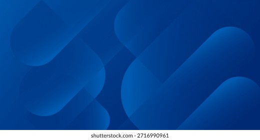 Fundo azul moderno com linhas geométricas brilhantes. Design moderno de forma quadrada de gradiente azul. Tecnologia futurista conceito arte abstrata simples