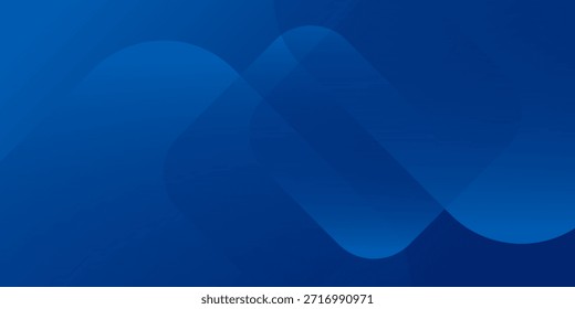 Modern blue background with glowing geometric lines. Modern blue gradient square shape design. Futuristic technology concept abstract simple art modern