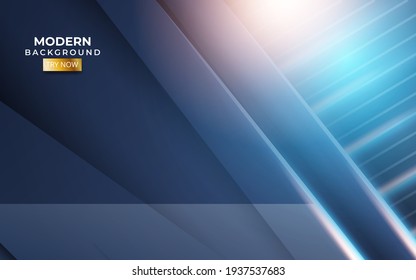 modern blue background with a blue and gold line in carbon texture