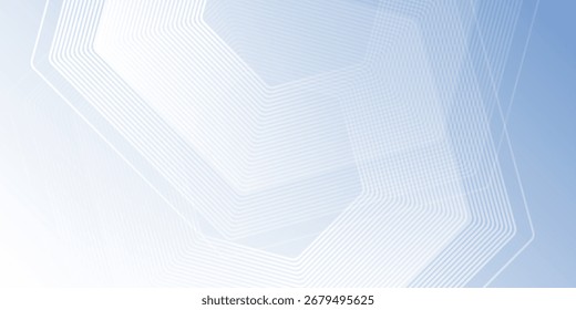 Fundo moderno azul moderno com elementos hexágonos. Tecnologia digital simples