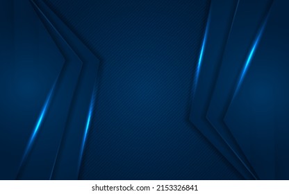 Fondo azul moderno con líneas azules brillando