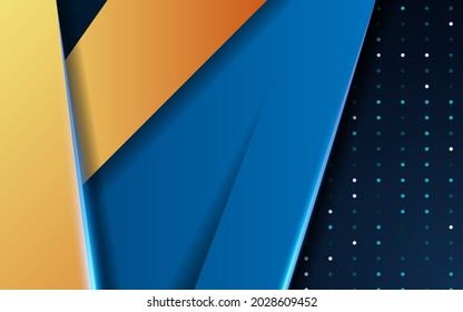 modern blauer Hintergrund mit Linie.Überlappungen mit Papiereffekt auf strukturiertem Hintergrund.