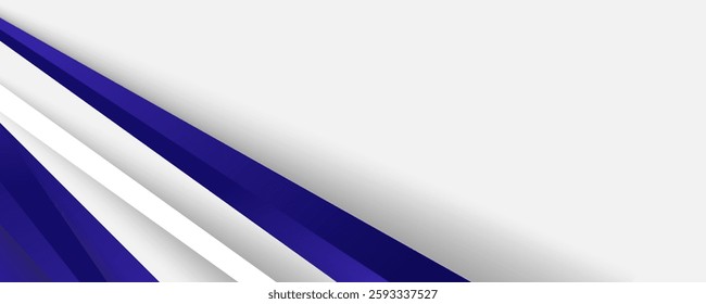 Modern blue background with Overlap layers black shadow effect. Graphic design elements.