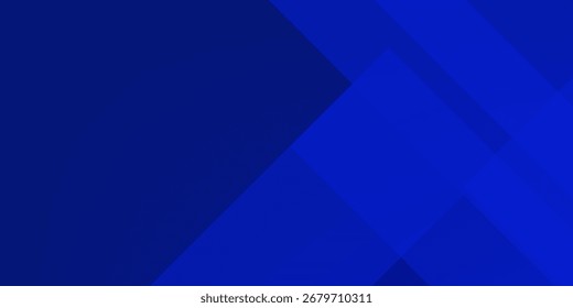 Fondo azul moderno para diseño de presentación con decoración de Formas geométricas abstractas. Ilustración vectorial para tecnología, diseño de juegos, necesidades empresariales o corporativas