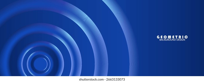 Fondo azul moderno con la decoración azul brillante del elemento de la sombra, diseño moderno de moda y simple en Anuncios, curva del cartel