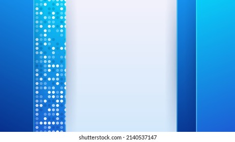 Modern blue background with shiny line effect vector illustration. Suit for corporate, business, award winning, tech banner, anniversary and celebration