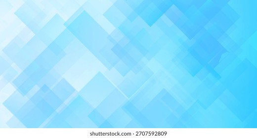 Modern blue background with square shapes abstract modern simple design