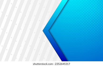 El fondo azul moderno con líneas rayadas se puede utilizar para diseños de negocios, de presentación o cualquier diseño adecuado.
