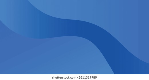 Modern blue background with wave. abstract background blue color modern design.
