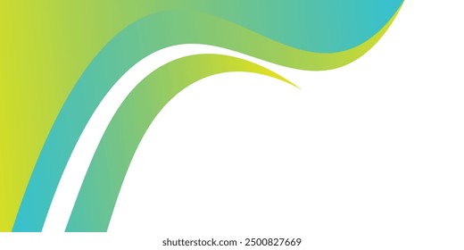 Modern blue banner background. Graphic design banner pattern background template with dynamic wave shapes. EPS 10