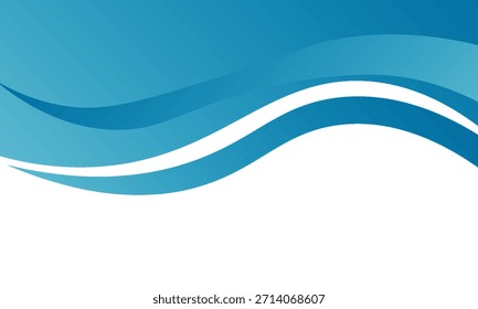 Fondo de Anuncio azul moderno. Plantilla de fondo del modelo del Anuncio del Diseño gráfico con las Formas dinámicas de la onda, curvatura, EPS 10