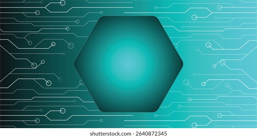 modern blue and black gradient background with digital technology design. modern geometric background for banner and cover