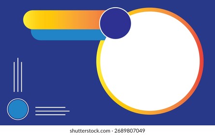 Modern Blue Business Plan Deck Blue and Orange Abstract Business Background Creative Business Presentation Template Project Development Plan Background