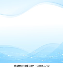 Modern blue certificate layer template. Vector illustration