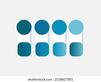 Modern blue Color palette with Gradient colour theme Samples color palette for fashion designers, business, and colors company