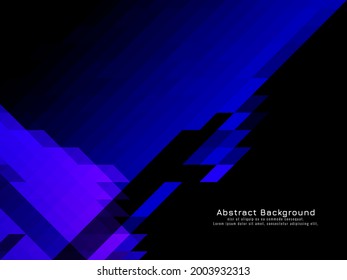 Modern blauer dreieckiger Mosaik-Muster, Hintergrund