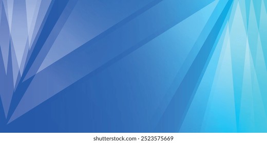 Modern blue corporate background with triangles gradient geometric shapes.