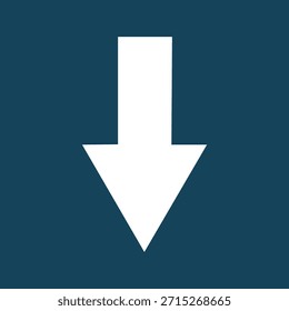 Moderno icono de flecha diagonal azul abajo-izquierda: puntero de Vector plano mínimo para la interfaz de usuario de navegación, orientación empresarial e interfaz de App móvil. Elemento de diseño digital de Profesional aislado en blanco.