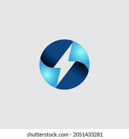modernes, blaues Vektordesign 