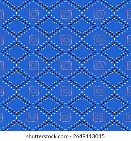 A modern blue fabric pattern that is simple yet bold combining elegance with strength, it’s a captivating design that draws the eye and inspires confidence.
