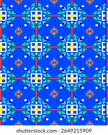 A modern blue fabric pattern that is simple yet bold — combining elegance with strength, it’s a captivating design that draws the eye and inspires confidence.