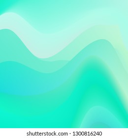 Modern blue flow poster. Wave Liquid shape color background. Art design for your design project. Vector illustration