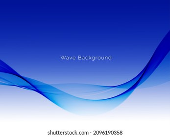 Patrón de fondo de onda de flujo azul moderno