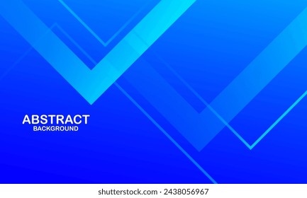 Fondo abstracto geométrico azul moderno. Ilustración de vector