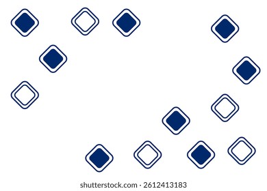 Modern Blue Geometric Background. Banner. Vector Illustration. Abstract Business Wallpaper