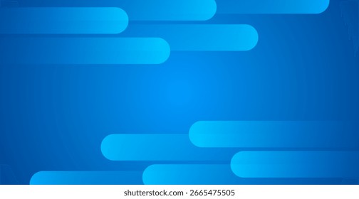 Fondo geométrico azul moderno. Anuncio de Tecnología. Ilustración vectorial. Fondo de pantalla Abstractas de Negocios