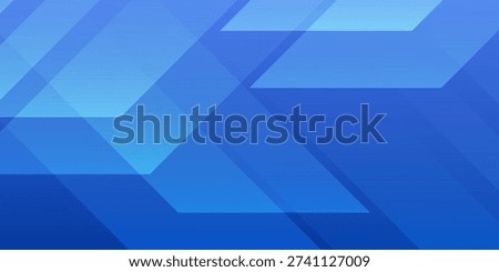 Modern Blue Geometric Gradient Background with Diagonal Shapes. Modern creative trendy design in vector EPS 10