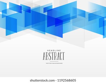 Fondo abstracto de forma geométrica azul moderno