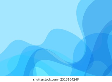 Modern Blue Geometric Shape Background. Technology Banner. Geometric. Abstract Backdrop. Wallpaper. Vector Illustration