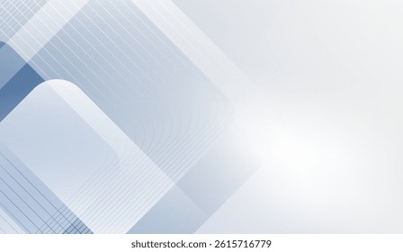 Modern Blue Geometric Shapes Background with Subtle Lines and Gradient Design for Professional Presentations and Stylish Digital Art Projects