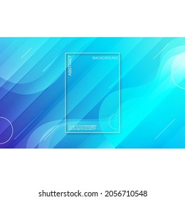 Modern blue geometric shapes and objects bright illustration. Abstract design template for brochures, flyers, banners, headers, book covers, notebooks background vector  needs.