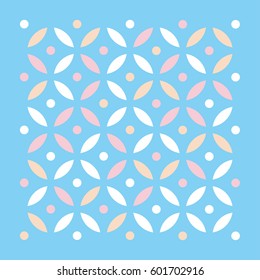 Modern blue geometrical abstract design vector background