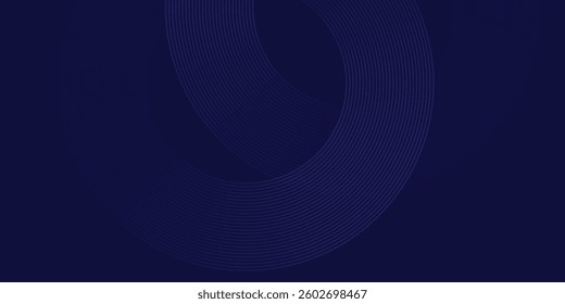 Modern blue glowing geometric lines modern shiny blue circle lines pattern abstract simple