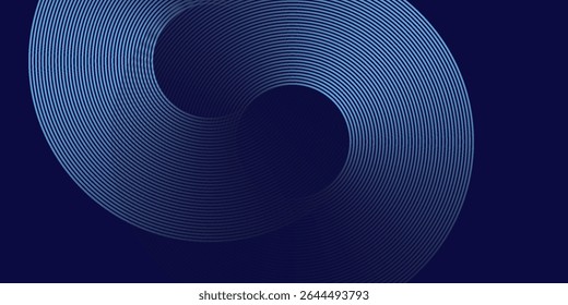 Moderno azul brilhante linhas geométricas moderno brilhante azul círculo linhas padrão simples