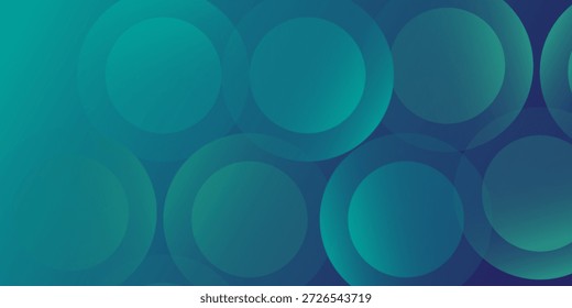 Moderno azul gradações círculo efeito mênfis abstrato fundo borrado vetor padrão moda conceito