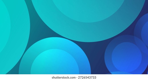 Modernas gradaciones azules efecto circular fondo abstracto de memphis buen arte de luz bonito patrón de Vector borroso