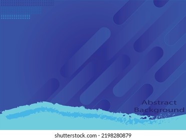 modern blue gradient abstract background with line and object ornament